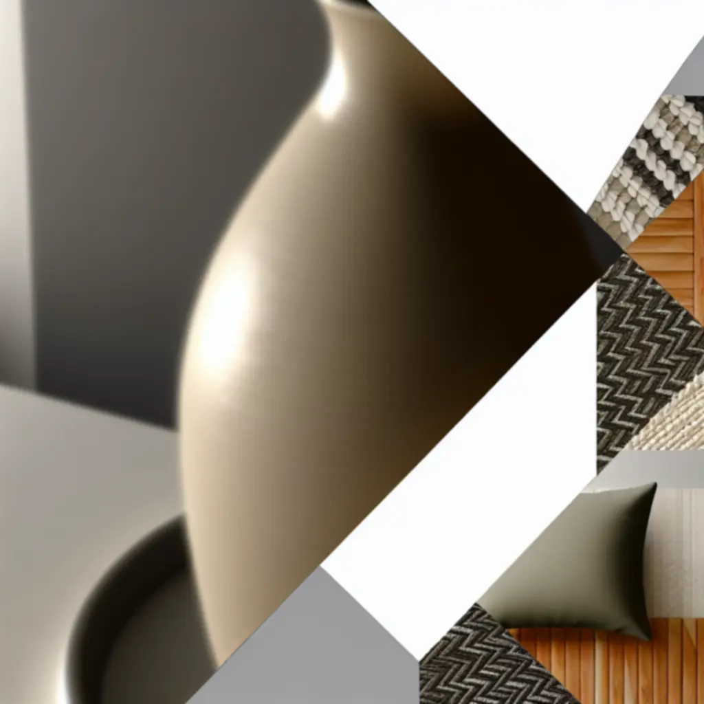 Zbliżenie na detal luksusowego dodatku do wnętrza