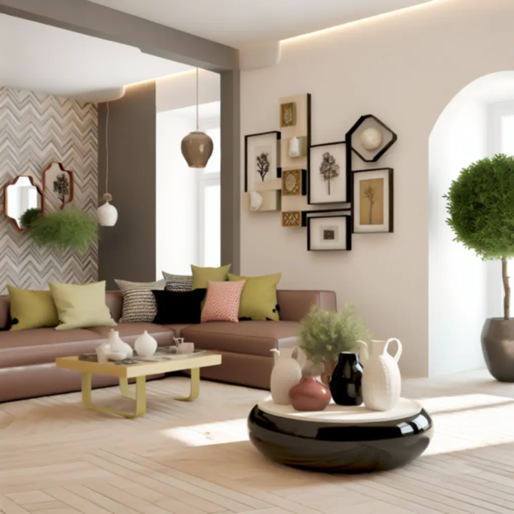 Stylowy polski apartament z harmonijnie rozmieszczonymi akcentami dekoracyjnymi